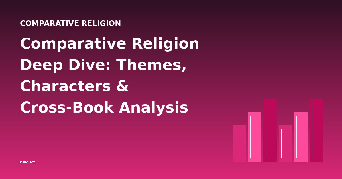 Comparative Religion Deep Dive: Themes, Characters & Cross-Book Analysis