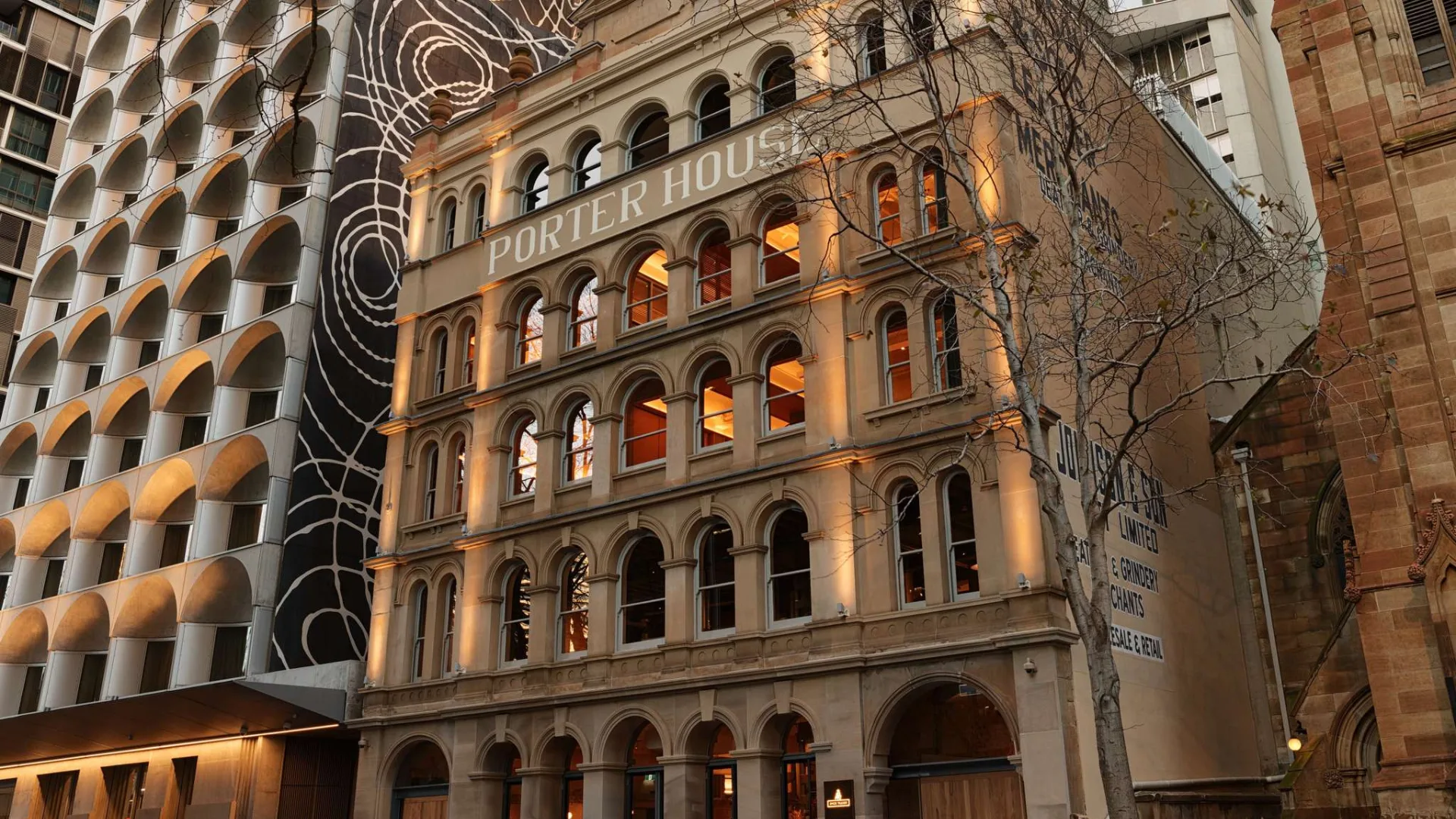 Το εξωτερικό του Porter House Hotel στο Sydney CBD
