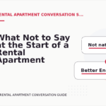 What Not to Say at the Start of a Rental Apartment Conversation